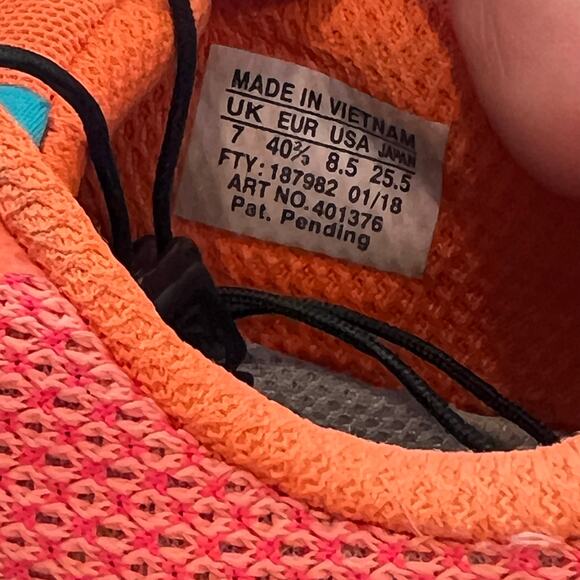 Salomon hiking shoes orange and teal size 8.5 men - Picture 3 of 12